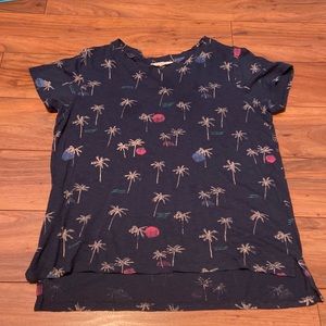 Lucky brand palm tree tee